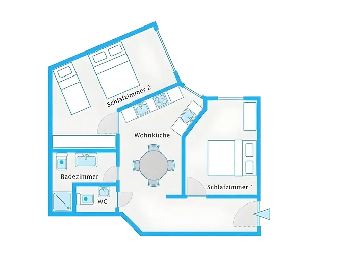 Mierendorf Iii, Group & Family Friendly, 2 Bedroom 1, 5 Bath Rooms, Ideal For 2 -5 Guests